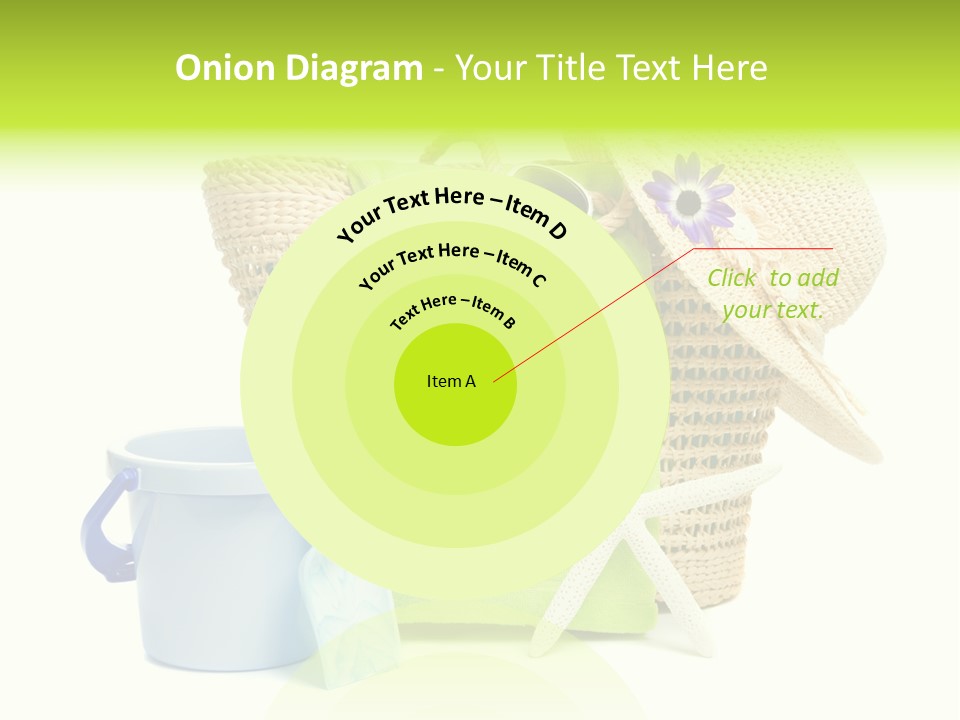 Beach Items PowerPoint Template