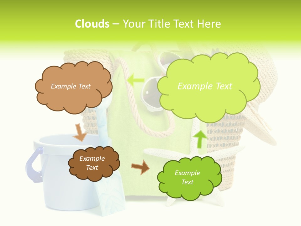 Beach Items PowerPoint Template