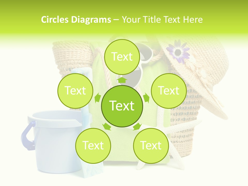 Beach Items PowerPoint Template