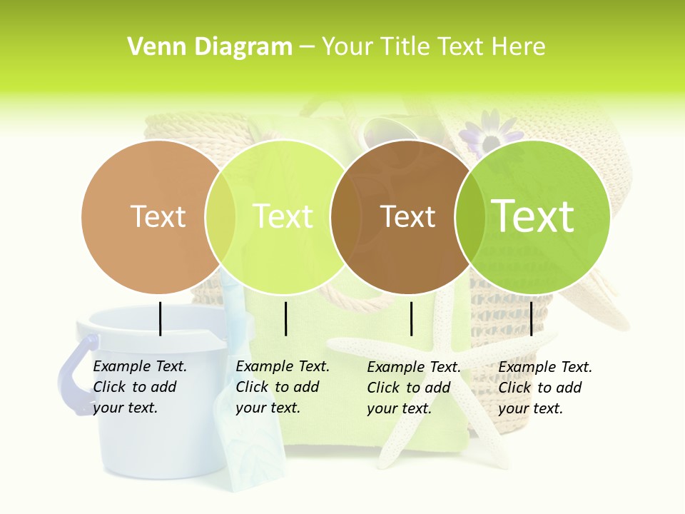 Beach Items PowerPoint Template