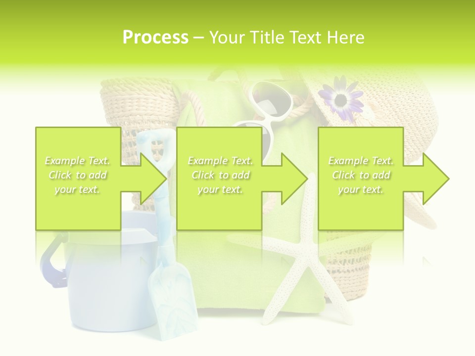 Beach Items PowerPoint Template