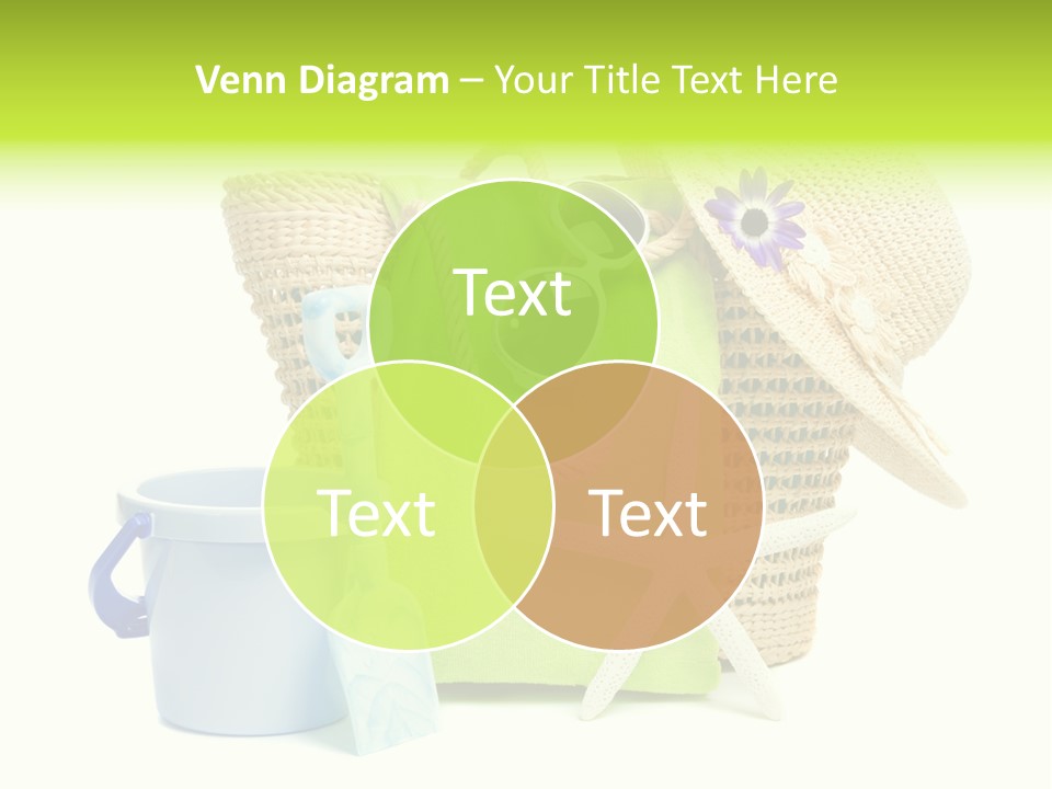 Beach Items PowerPoint Template