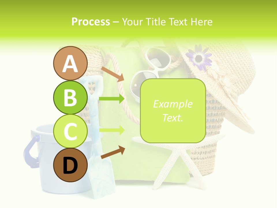 Beach Items PowerPoint Template