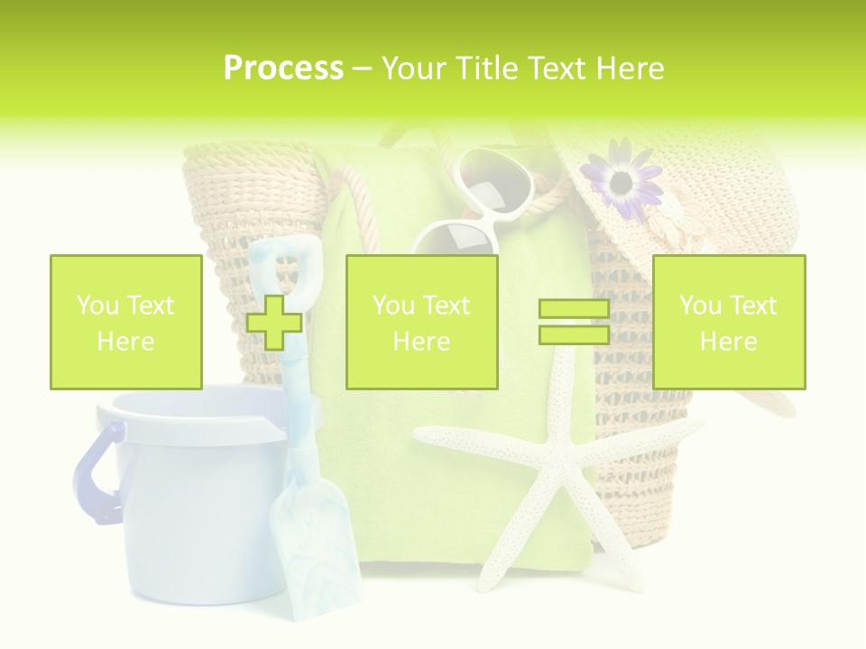 Beach Items PowerPoint Template