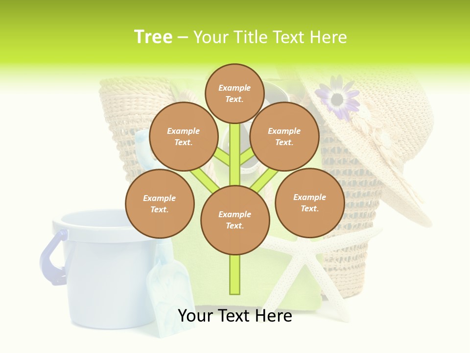 Beach Items PowerPoint Template