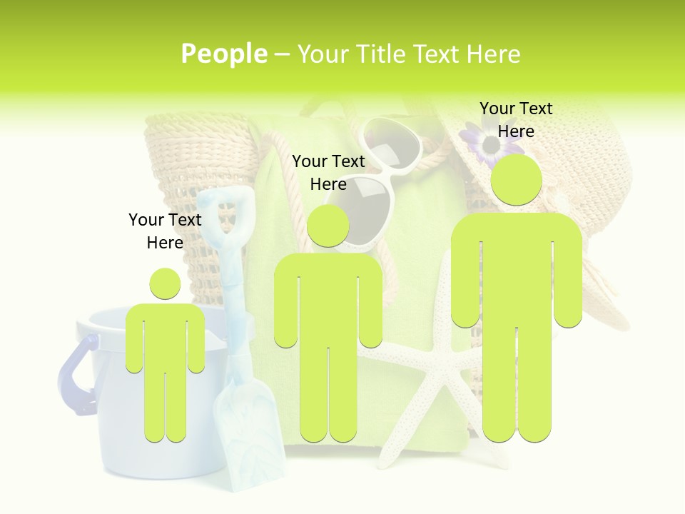 Beach Items PowerPoint Template