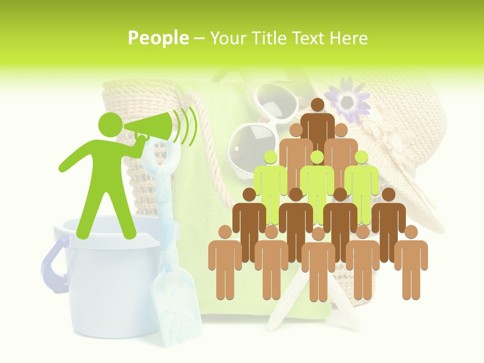 Beach Items PowerPoint Template