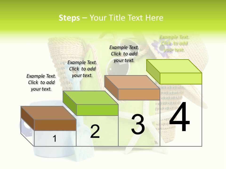 Beach Items PowerPoint Template