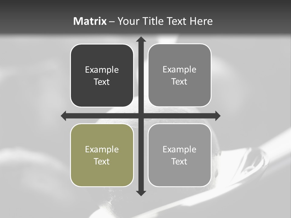 Snack Diet Black PowerPoint Template