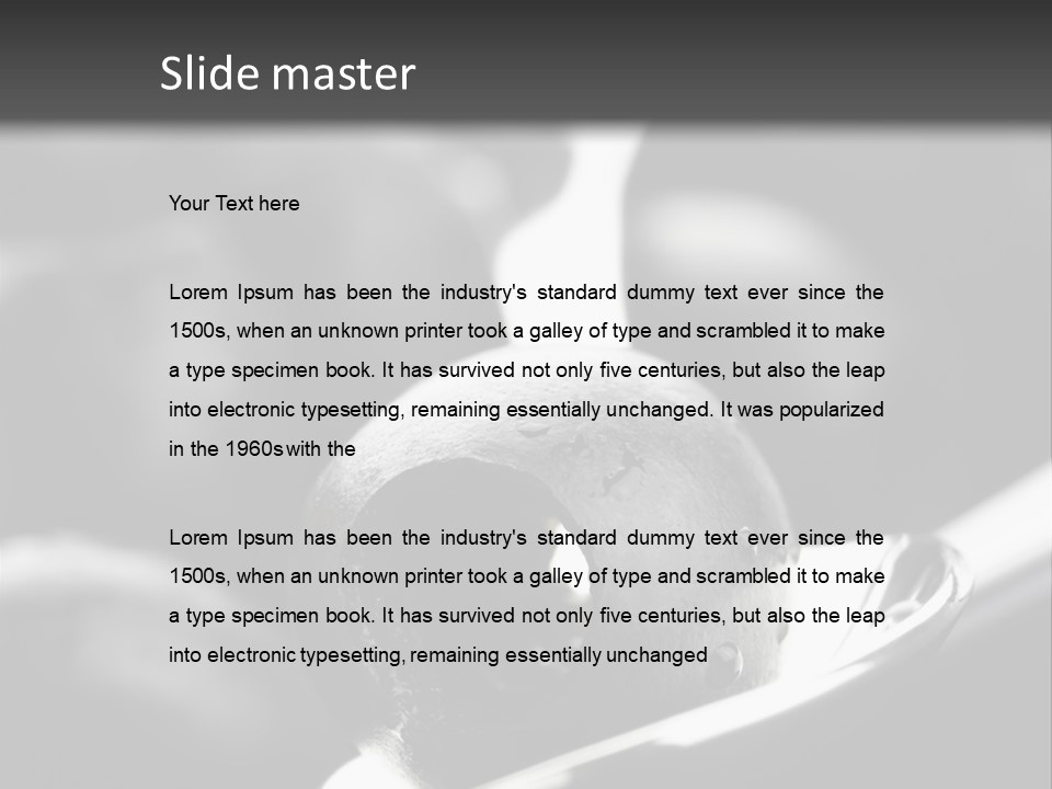 Snack Diet Black PowerPoint Template