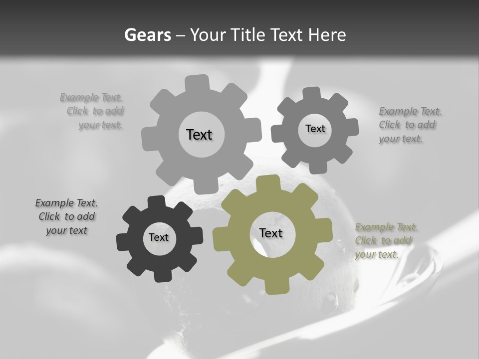 Snack Diet Black PowerPoint Template