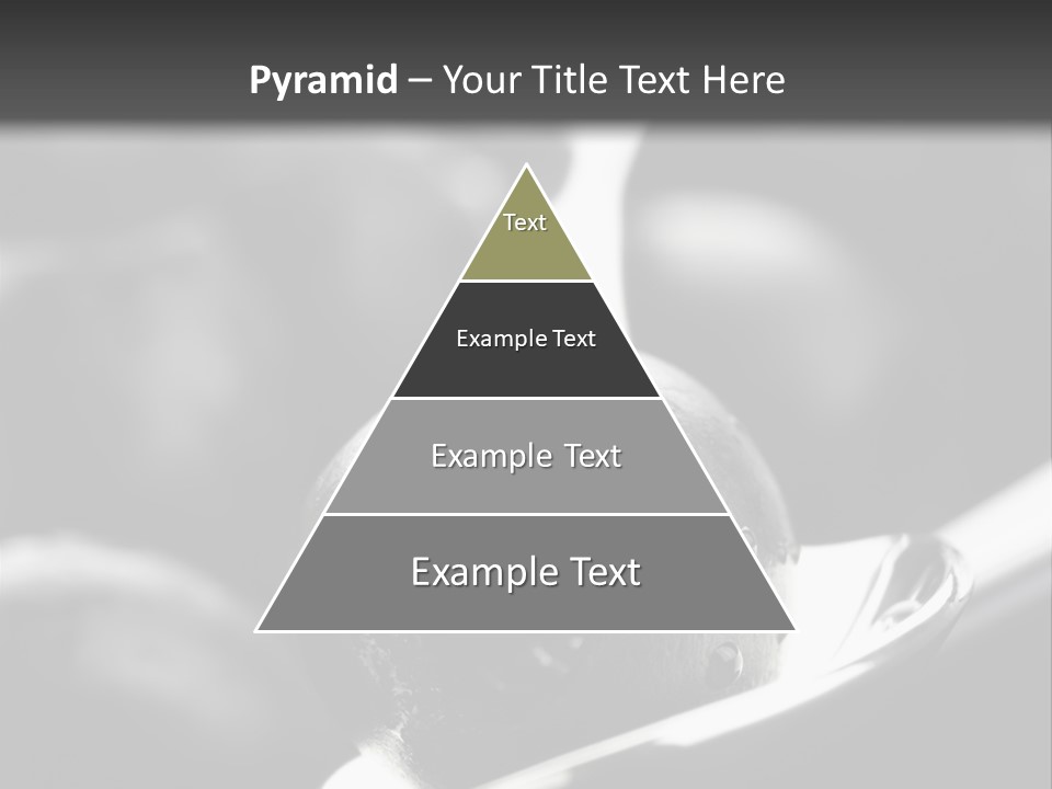 Snack Diet Black PowerPoint Template