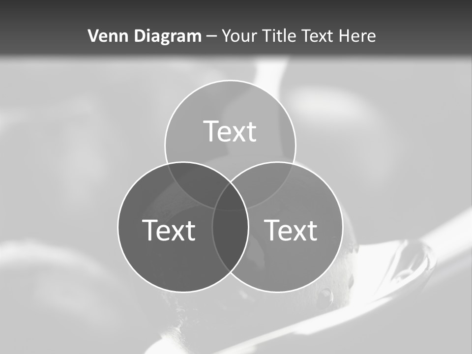 Snack Diet Black PowerPoint Template