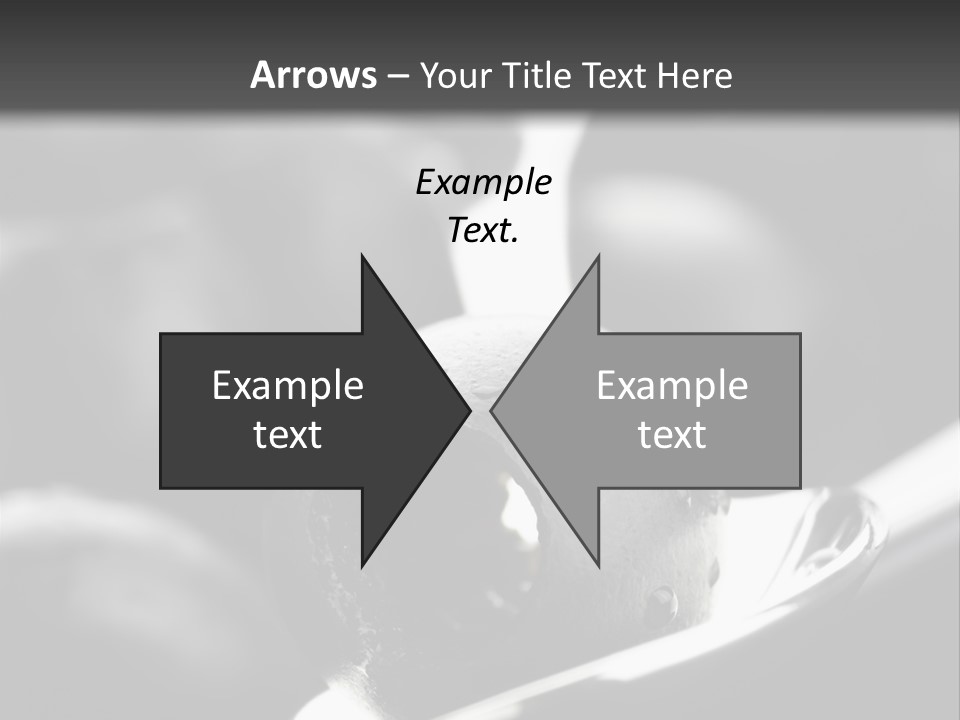 Snack Diet Black PowerPoint Template