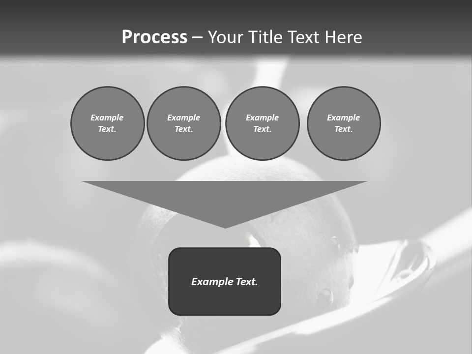 Snack Diet Black PowerPoint Template