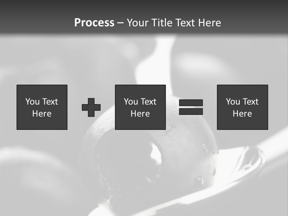 Snack Diet Black PowerPoint Template