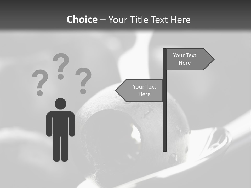 Snack Diet Black PowerPoint Template