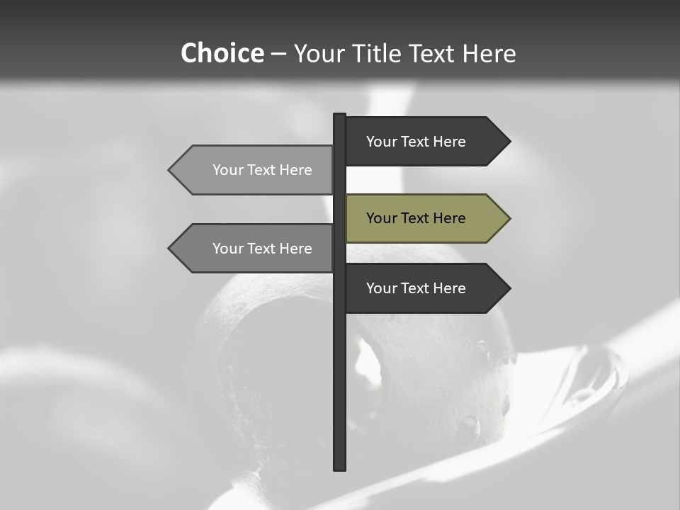 Snack Diet Black PowerPoint Template