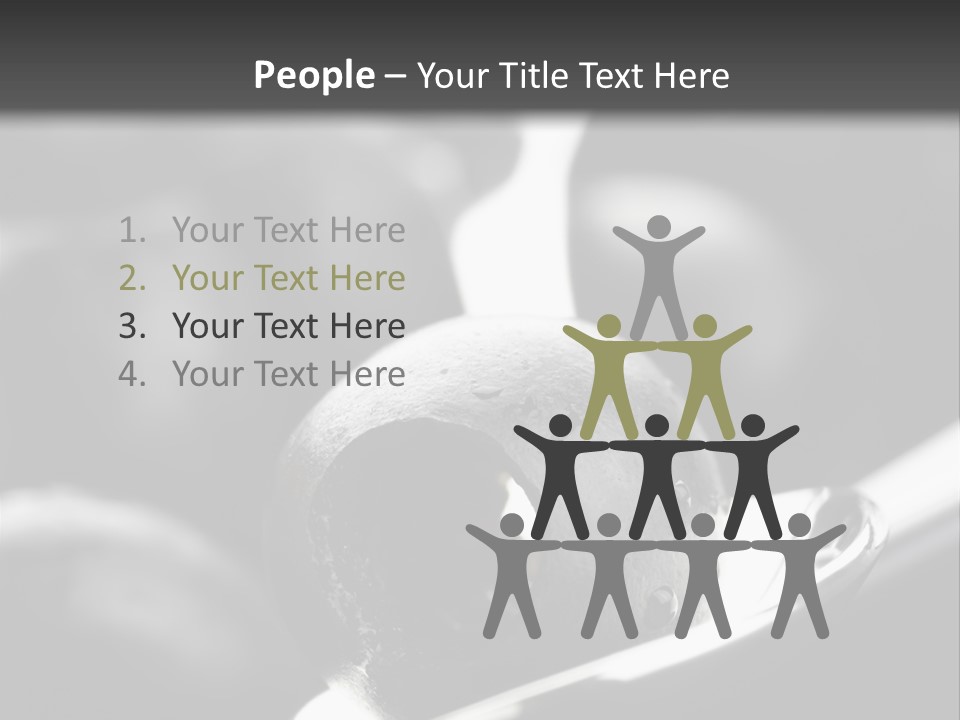 Snack Diet Black PowerPoint Template