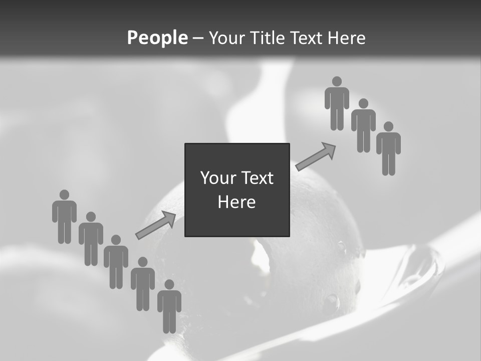 Snack Diet Black PowerPoint Template