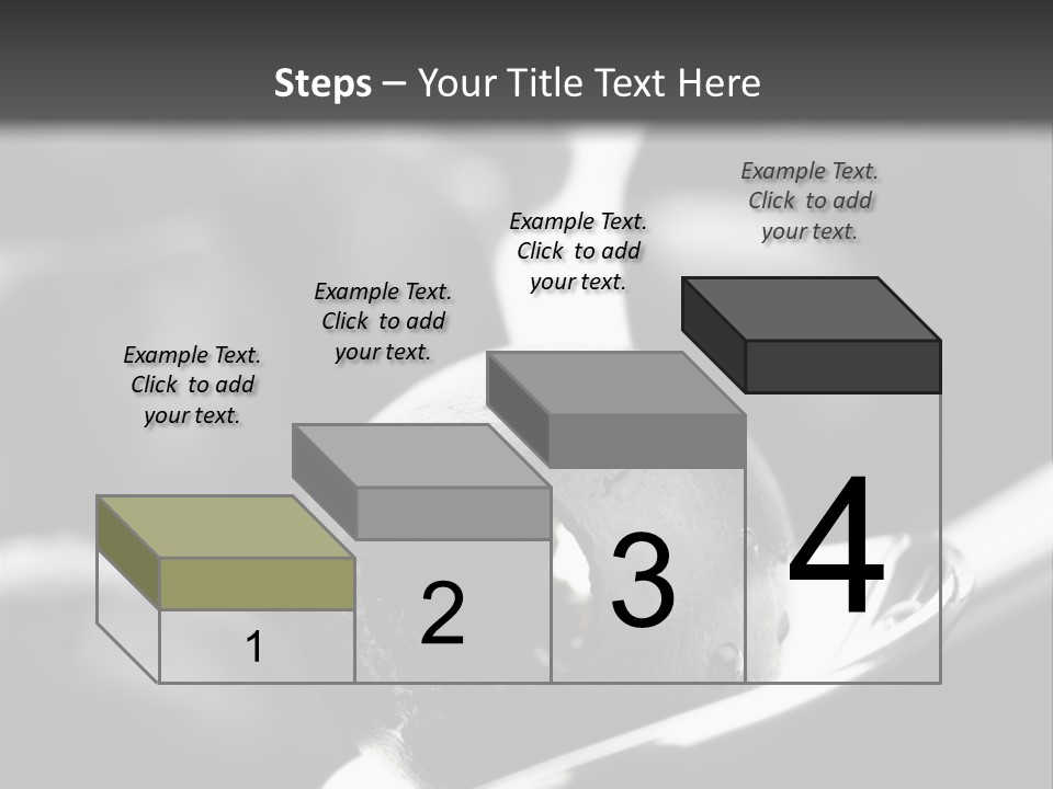 Snack Diet Black PowerPoint Template