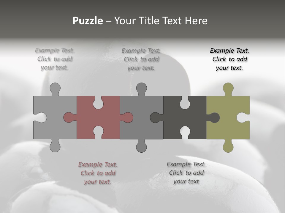 Vegetable Wet Ingredient PowerPoint Template