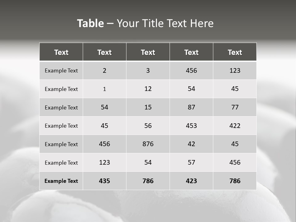 Vegetable Wet Ingredient PowerPoint Template