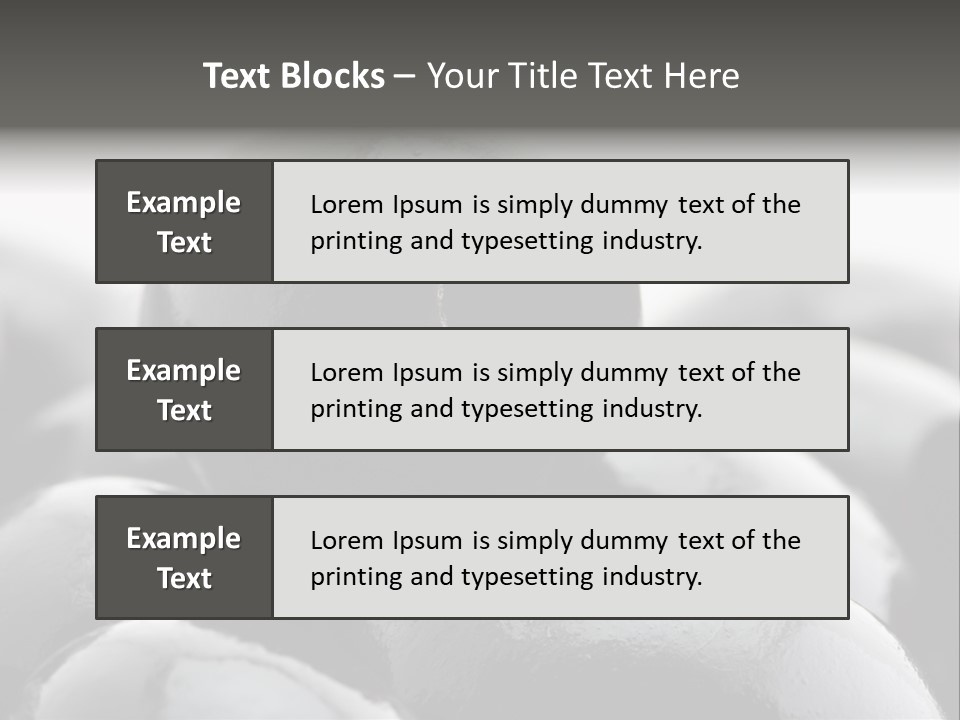 Vegetable Wet Ingredient PowerPoint Template