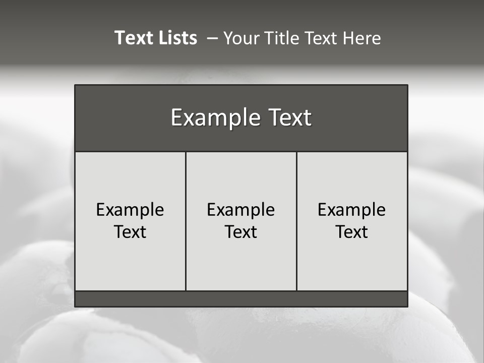 Vegetable Wet Ingredient PowerPoint Template