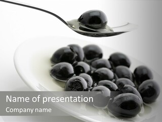 Black Olive PowerPoint Template