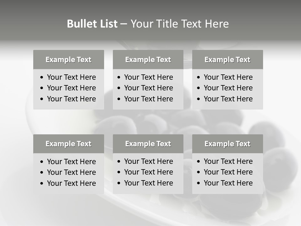 Black Olive PowerPoint Template