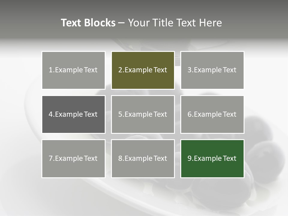 Black Olive PowerPoint Template