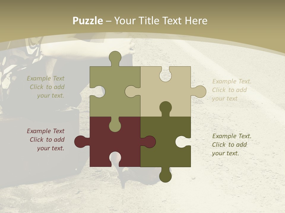 Tourism Outdoor Person PowerPoint Template