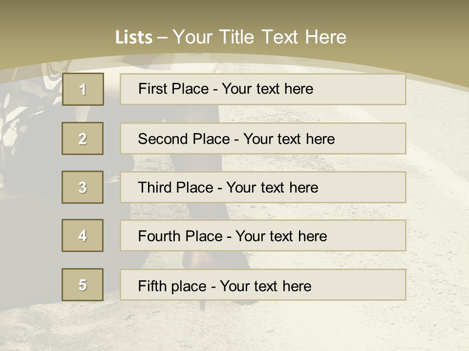 Tourism Outdoor Person PowerPoint Template