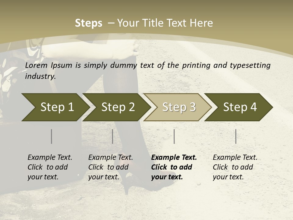 Tourism Outdoor Person PowerPoint Template