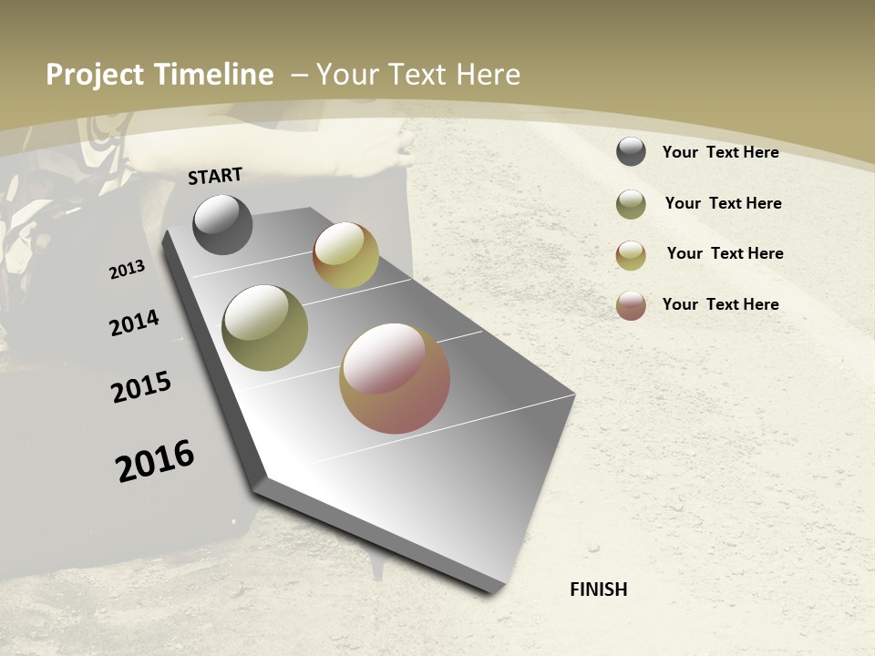 Tourism Outdoor Person PowerPoint Template