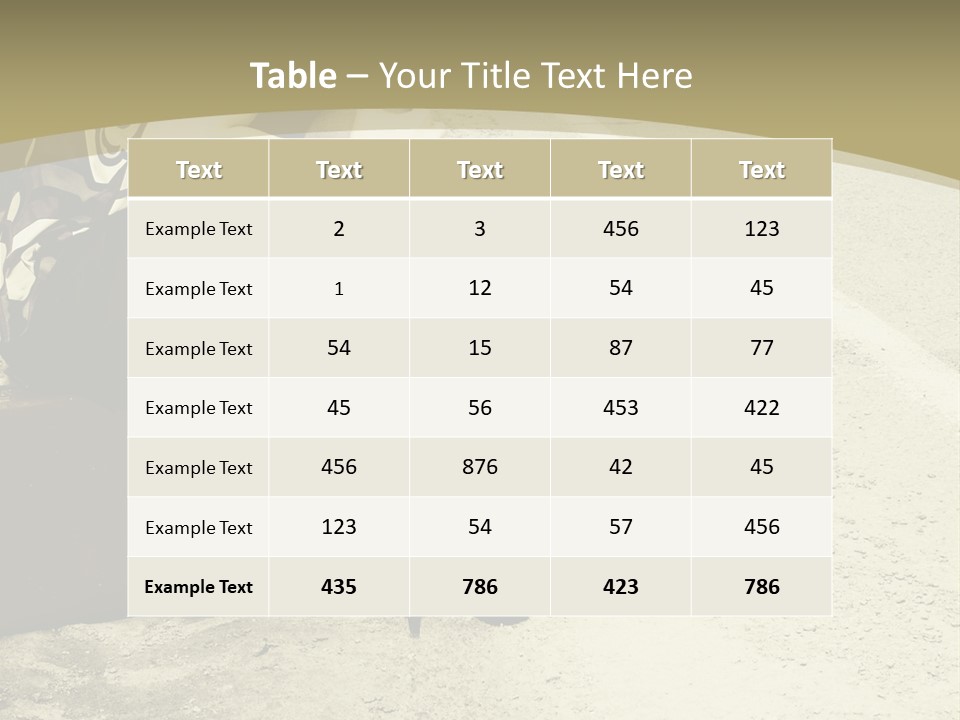 Tourism Outdoor Person PowerPoint Template