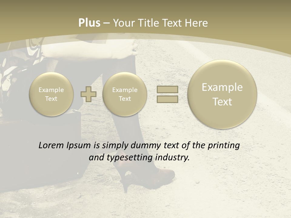 Tourism Outdoor Person PowerPoint Template