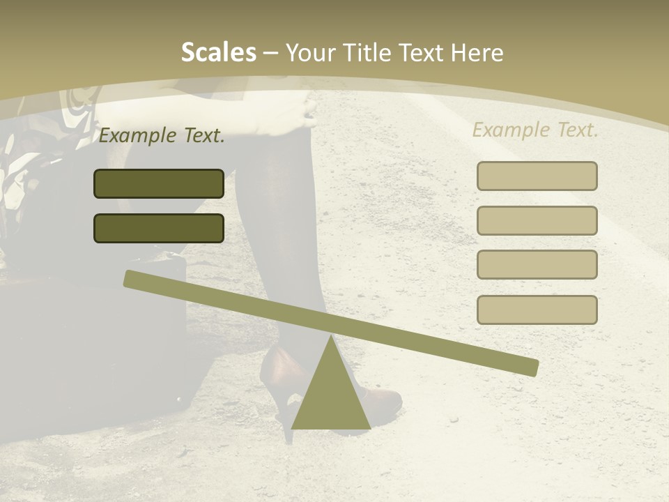 Tourism Outdoor Person PowerPoint Template