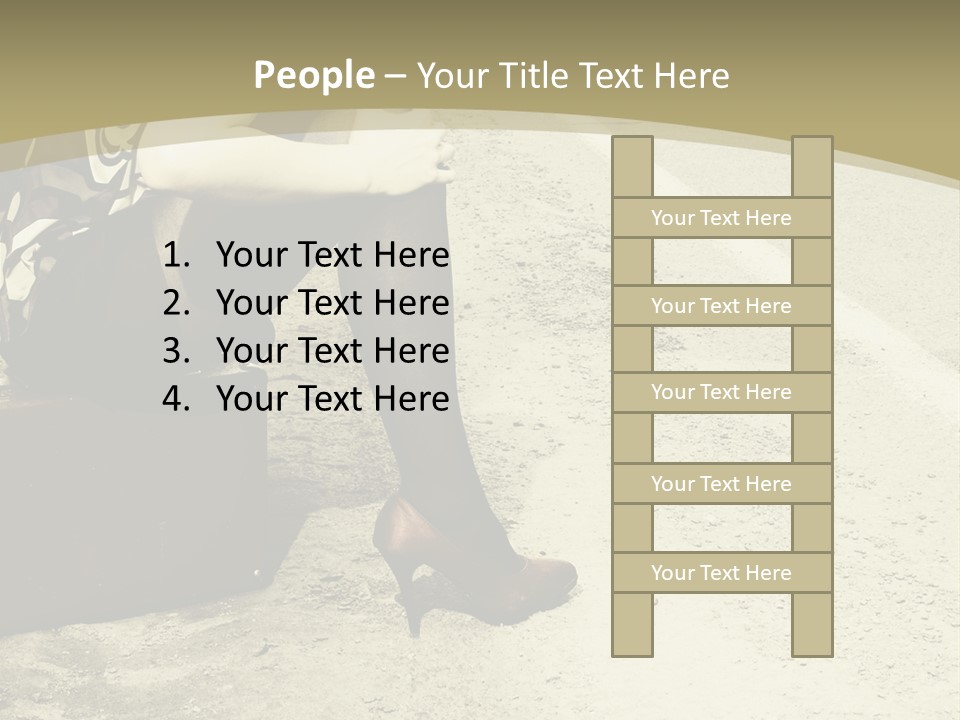 Tourism Outdoor Person PowerPoint Template