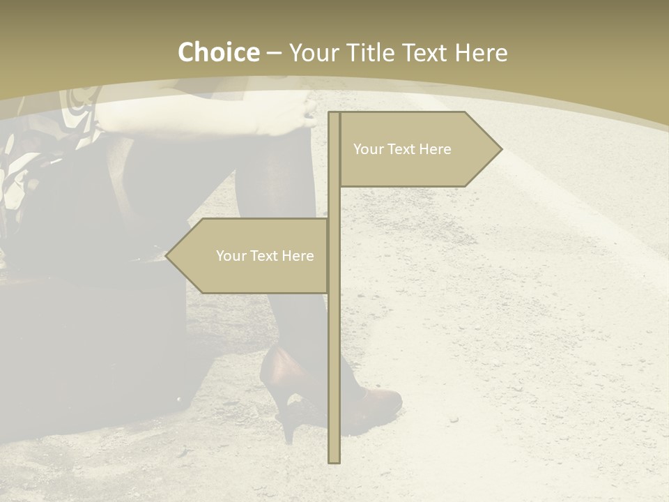 Tourism Outdoor Person PowerPoint Template