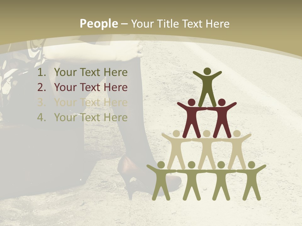 Tourism Outdoor Person PowerPoint Template