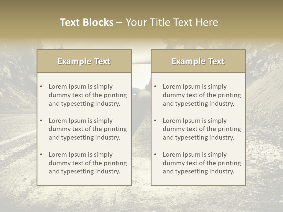 Girl With Suitcase PowerPoint Template