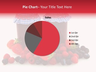 Berries Blue Jam PowerPoint Template