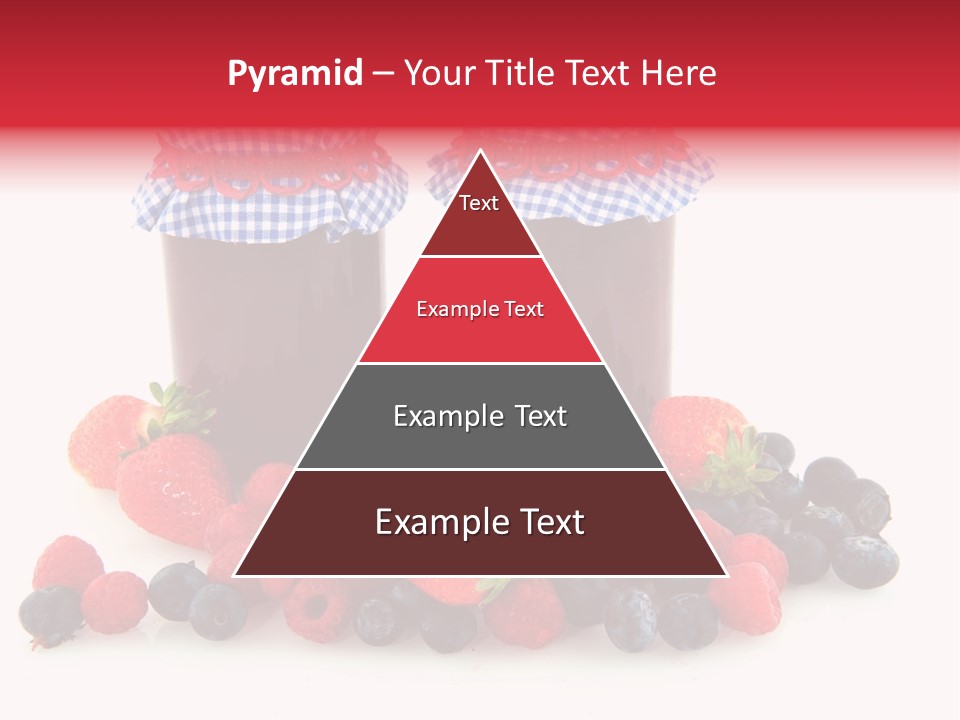 Berries Blue Jam PowerPoint Template