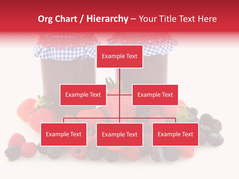 Berries Blue Jam PowerPoint Template