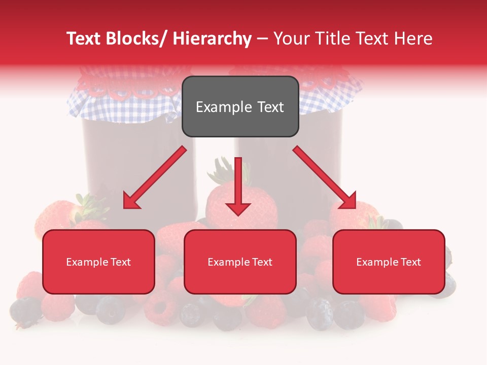 Berries Blue Jam PowerPoint Template