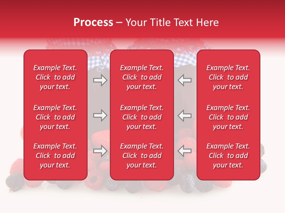 Berries Blue Jam PowerPoint Template