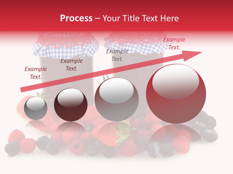 Berries Blue Jam PowerPoint Template