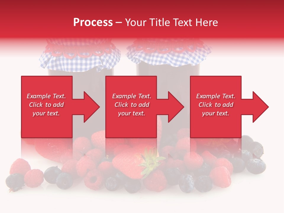 Berries Blue Jam PowerPoint Template